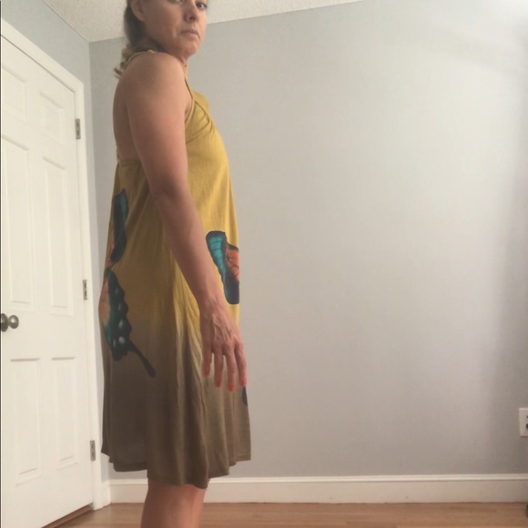 Clearance! Ombre Dress with a butterfly - Picture 5 of 7
